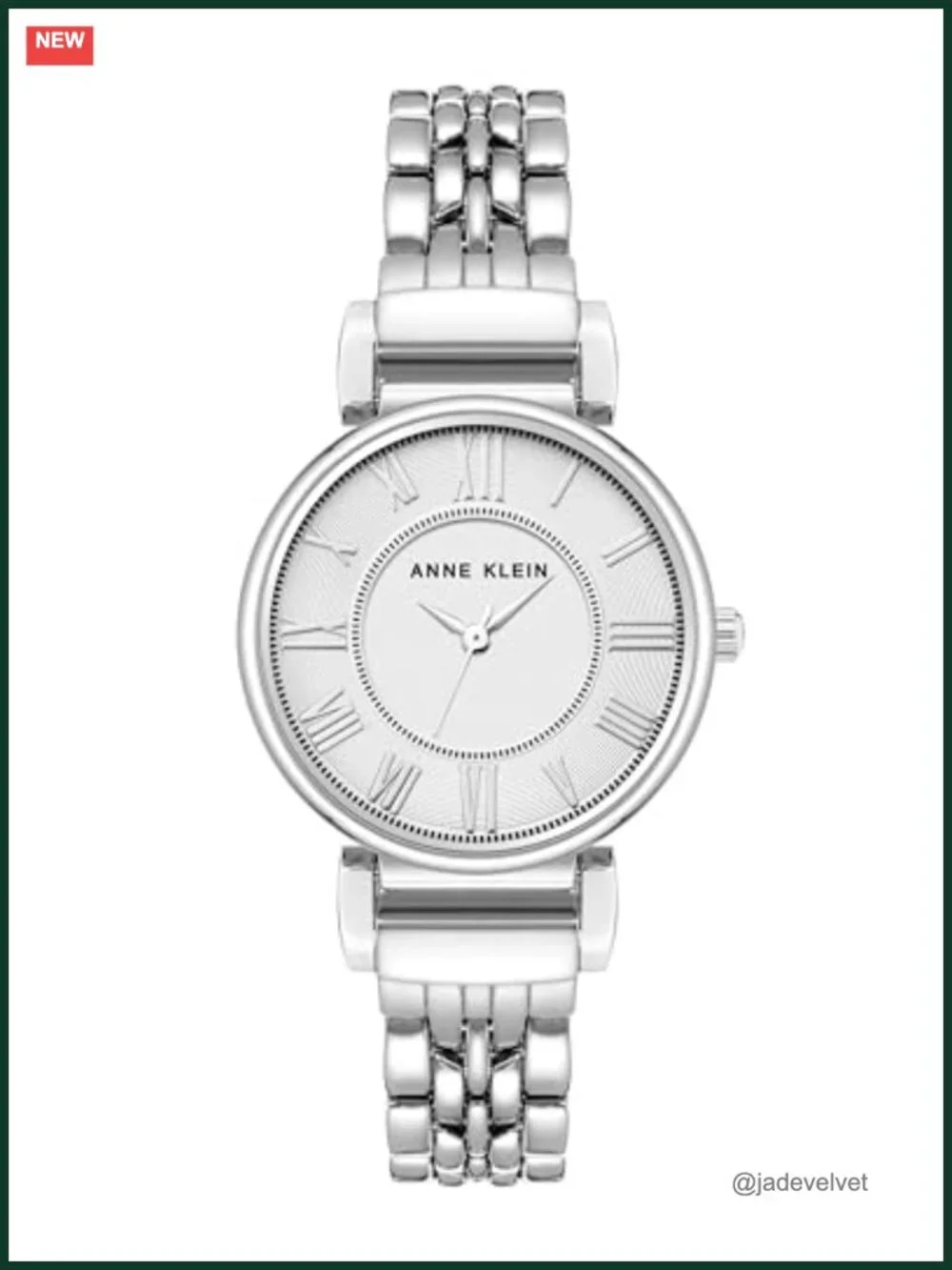 Women's Dress Watch with Crystal Accents, Japanese Quartz, Water Resistant